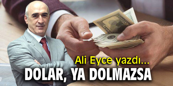 "Dolar ya dolmazsa!" Ali Eyce yazdı...