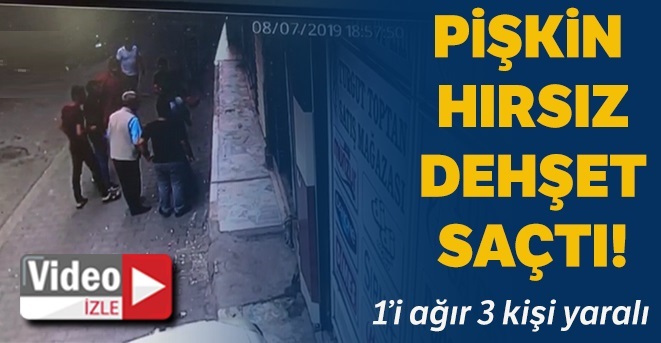 Hırsız dükkan sahibi ve 2 oğlunu vurdu