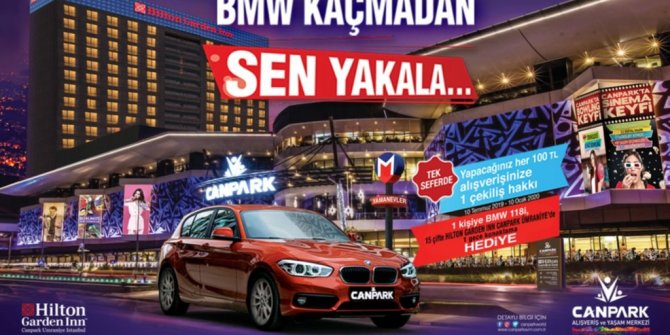 Canpark AVM'den çekiliş