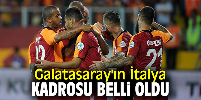 İşte Galatasaray'ın Fiorentina kadrosu