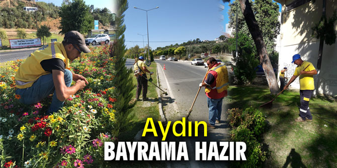 Aydın bayrama hazır