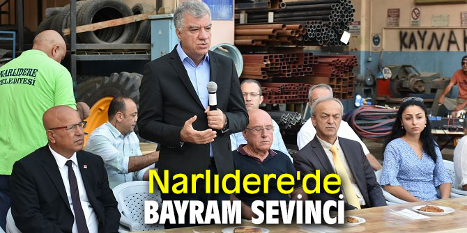 Narlıdere'de bayram sevinci