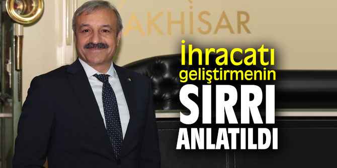ATSO'dan firmalara ihracatı geliştirmenin sırrı!