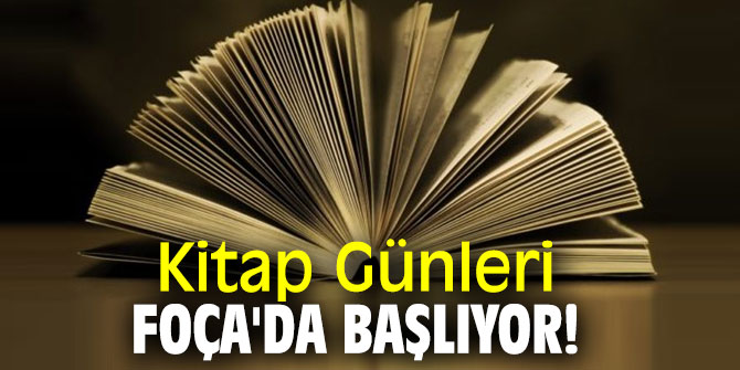 Kitap Günleri Foça'da başlıyor!