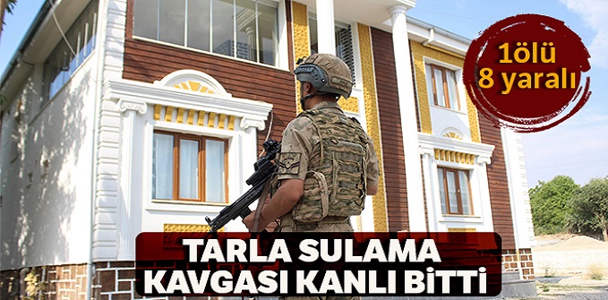 Tarla sulama kavgası kanlı bitti