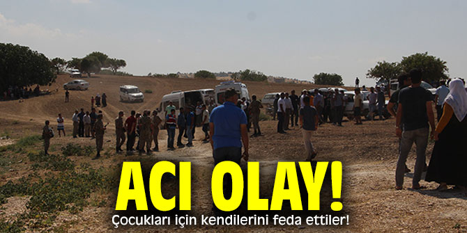 Acı olay! Çocukları için kendilerini feda ettiler!