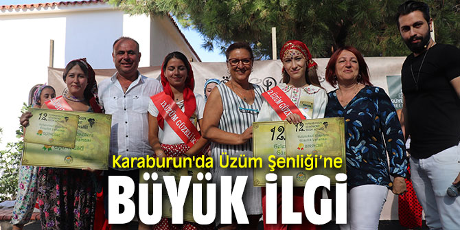 Karaburun'da Üzüm Şenliği’ne büyük ilgi 