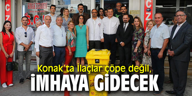 Konak'ta ilaç toplama projesi!