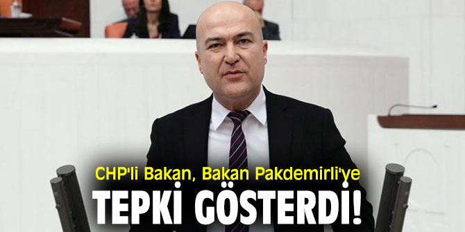 CHP'li Bakan, Bakan Pakdemirli'ye tepki gösterdi!