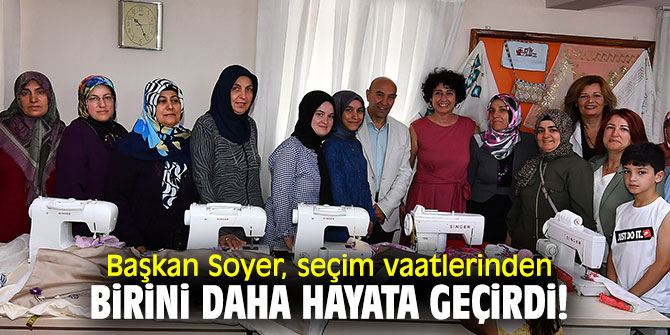 Başkan Soyer, seçim vaatlerinden birini daha hayata geçirdi!