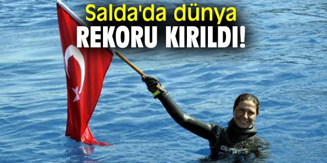 Salda'da dünya rekoru kırıldı!