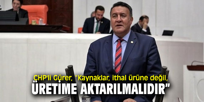 CHP'li Gürer, mısır ithalatını sordu!
