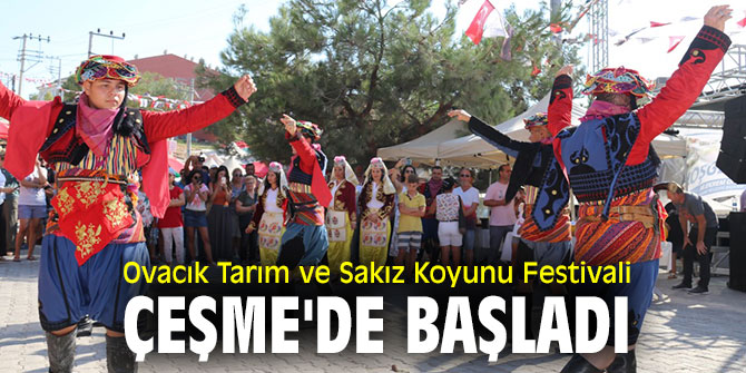 Ovacık Tarım ve Sakız Koyunu Festivali Çeşme'de başladı