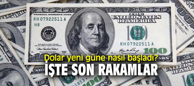 Dolar yeni güne nasıl başladı? İşte son rakamlar...