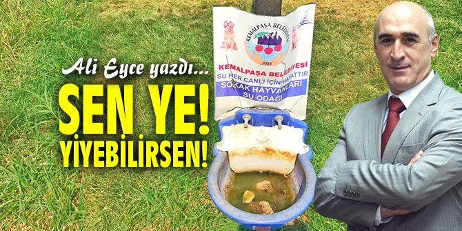Sen Ye! Yiyebilirsen!