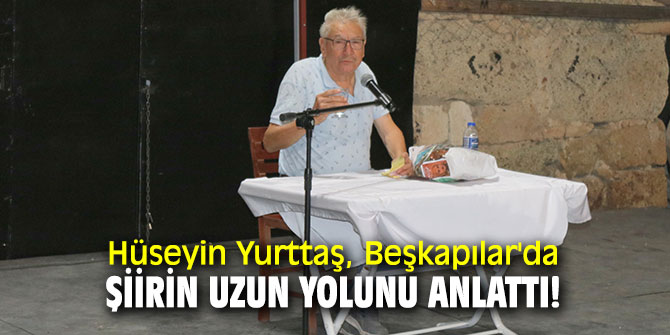 Hüseyin Yurttaş Foça Kitap Günleri'nde söyleşiye katıldı!