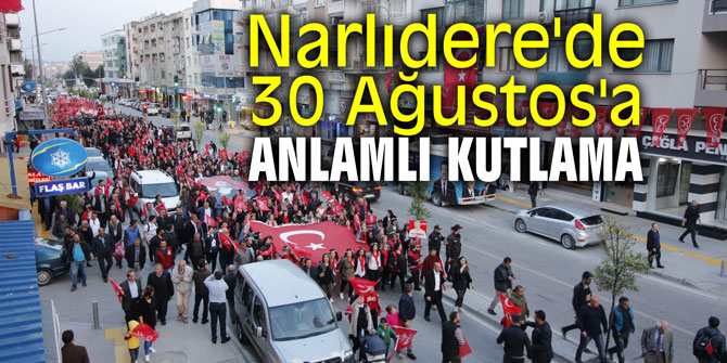 Narlıdere'de 30 Ağustos'a anlamlı kutlama