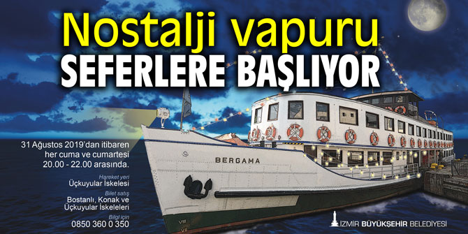 Nostalji vapuru seferlere başlıyor