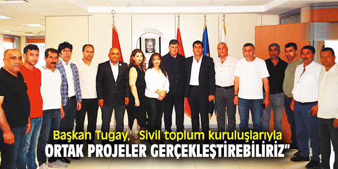 Ağrı Dernekleri Federasyonu'ndan Başkan Tugay'a ziyaret!