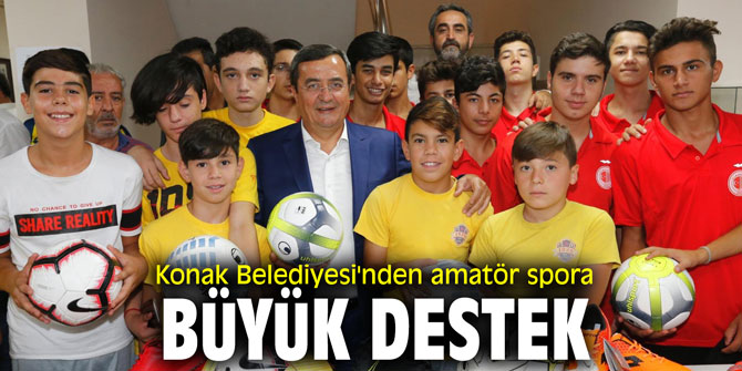 Konak Belediyesi'nden amatör spora büyük destek