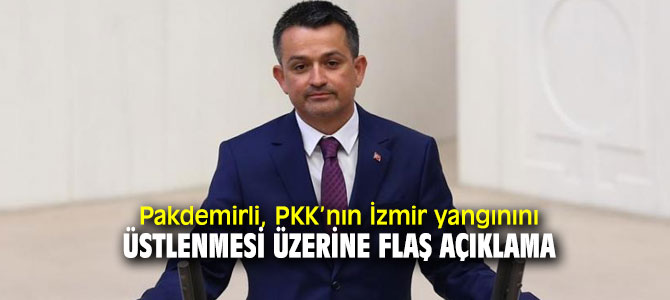 Bekir Pakdemirli, PKK’nın İzmir yangınını üstlenmesi üzerine flaş açıklama