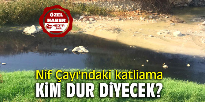 Nif Çayı'ndaki katliama kim dur diyecek?