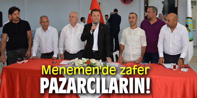 Menemen'de zafer pazarcıların!