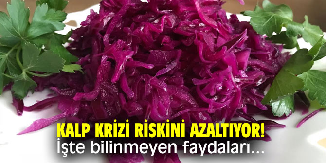 Mor lahana Kalp krizi riskini azaltıyor!
