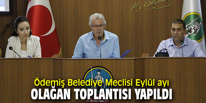 Ödemiş Belediyesi, meclis toplantısı yapıldı