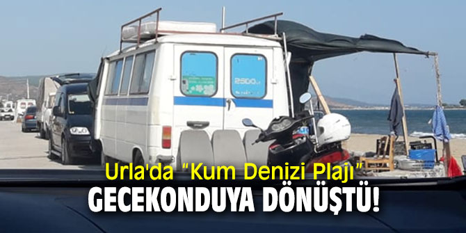 Urla'da “Kum Denizi Plajı” gecekonduya dönüştü!