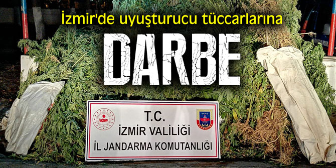 İzmir'de uyuşturucu tüccarlarına darbe