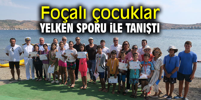 Foçalı çocuklar yelken sporu ile tanıştı