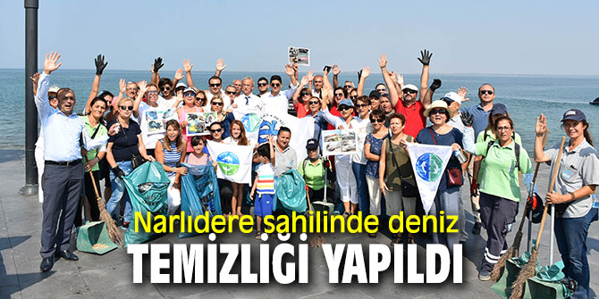 Narlıdere Deniz Festivali kapsamında deniz temizliği yapıldı!
