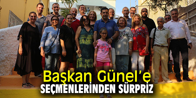 Başkan Günel’e anlamlı sürpriz!