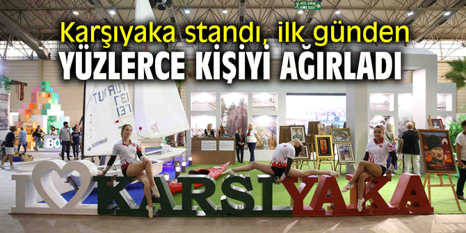 Karşıyaka standı, ilk günden yüzlerce kişiyi ağırladı