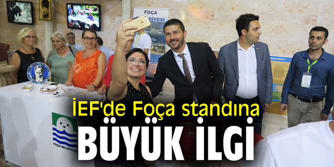 İEF'de Foça standına büyük ilgi