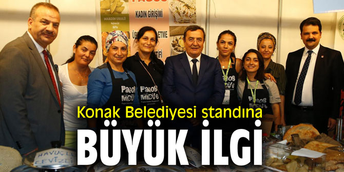 Konak Belediyesi standına büyük ilgi