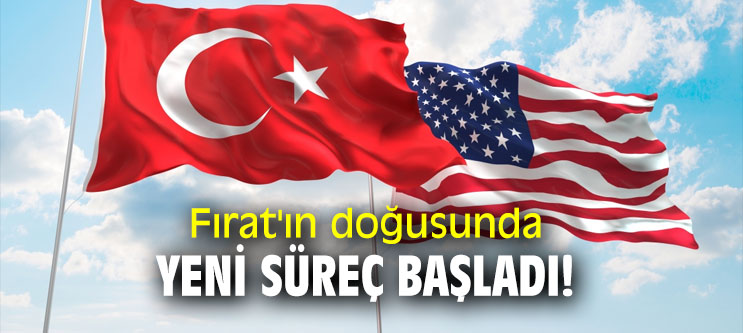 Türkiye ve ABD'den Fırat'ın doğusunda müşterek kara devriyesi