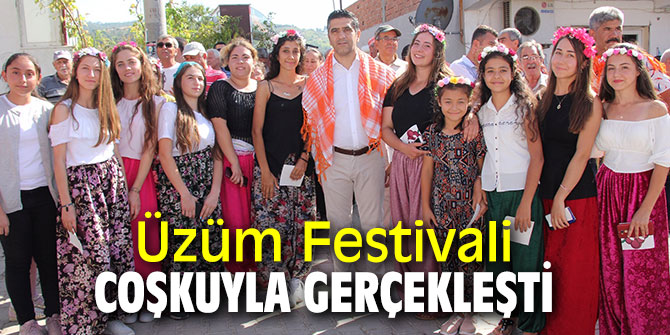Üzüm Festivali, renkli görüntülere sahne oldu!