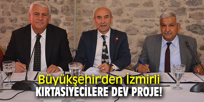 Büyükşehir'den İzmirli kırtasiyecilere dev proje!