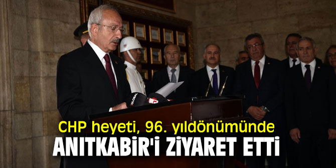 CHP heyeti, Anıtkabir'de