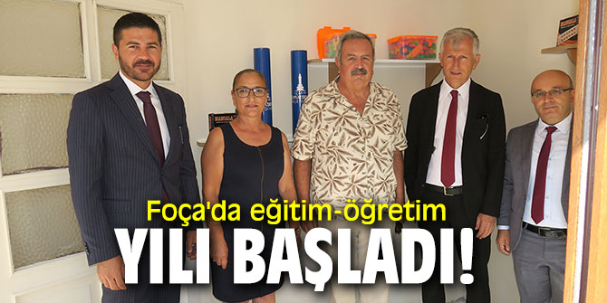 Eğitim-öğretim yılı için Foça’da tören ve açılışlar düzenlendi!