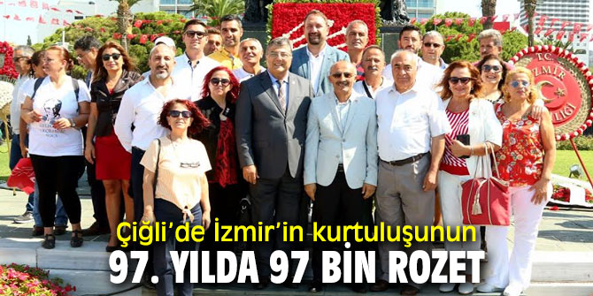 Çiğli Belediyesi'nden 97 bin rozet!