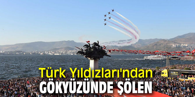 Türk Yıldızları'ndan gökyüzünde şölen