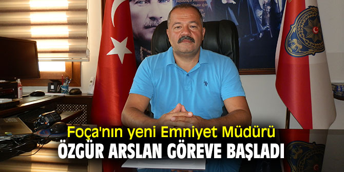 Özgür Arslan göreve başladı!