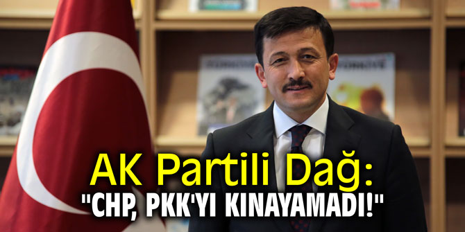 AK Partili Dağ: "CHP, PKK'yı kınayamadı!"