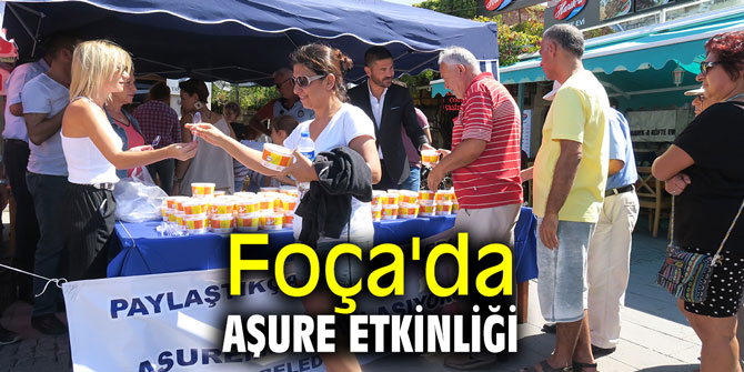 Foça'da aşure etkinliği