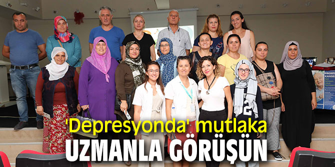 'Depresyon ve İntiharla Mücadele' semineri Bayraklı'da düzenlendi!