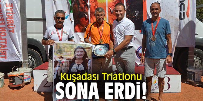 Kuşadası Triatlonu'na 500 sporcu katıldı!