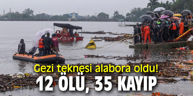 Gezi teknesi alabora oldu: 12 kişi ölü, 35 kişi kayıp